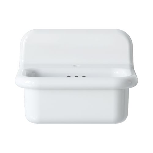 Lavabo Rétro En Céramique 50 Cm - True Colors Lite - Petit Format - Blanc