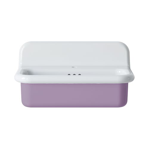 Lavabo Rétro En Céramique 70 Cm - True Colors Lite - Moyen Format - Violet Lavande