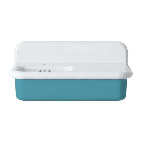 Lavabo Rétro Asymétrique En Céramique 80 Cm - True Colors Lite - Tiffany