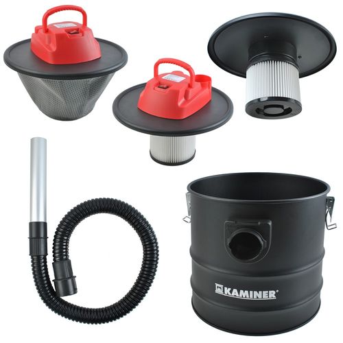 Aspirateur Vide Cendres Poêle Cheminée Barbecue Souffleur 15 L Kaminer