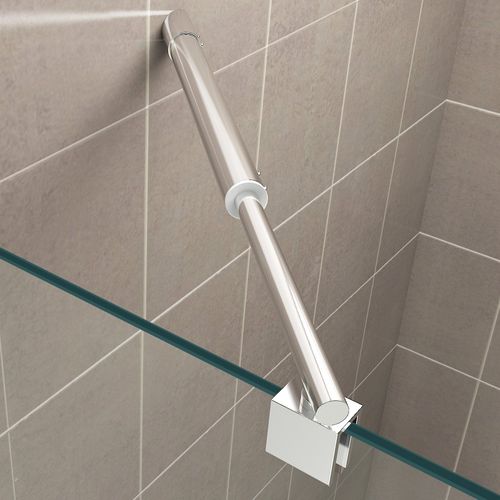 Cabine De Douche Maya H190 115x70cm Verre Opaque 2 Portes Battantes (sans Receveur)