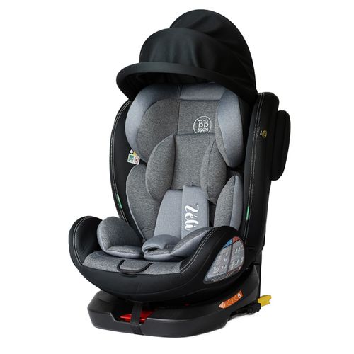 Zeli Siège-auto Évolutif I-size 360° Enfants De 40 à 150 Cm 0-36 Kg Isofix Top Tether Noir
