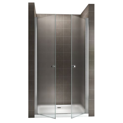 Porte De Douche H185 X L.72 à 76 Cm Verre Opaque - Gina