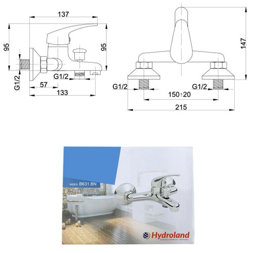 Robinet Mitigeur Bain / Douche Nano