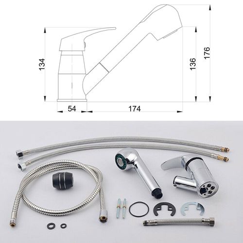 Mitigeur D'évier Avec Douchette Extractible Nano
