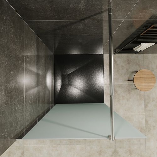 Paroi De Douche Italienne 150x200 Cm Verre Opaque 10 Mm Roma