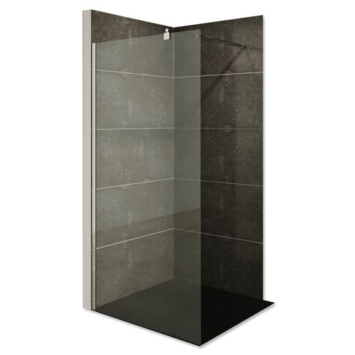 Paroi De Douche Italienne 130x200 Cm Verre Transparent 10 Mm Roma