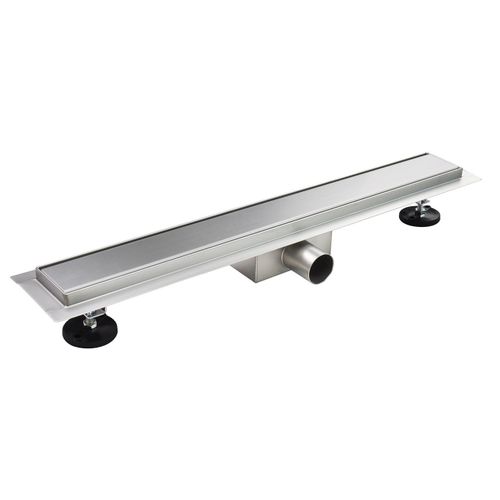 Caniveau De Douche Italienne Inox L.80 Cm Anti-odeurs + Filtre, Drainage Performant -dala