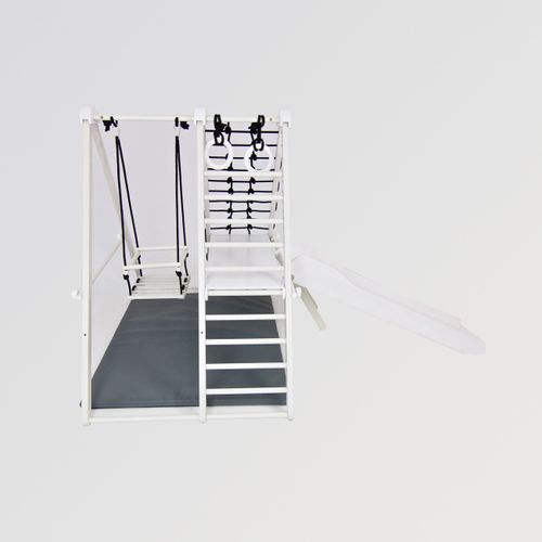 Junior Aire De Jeux D'intérieur Modulable En Bois Pour Enfants Dès 6 Mois    Blanc