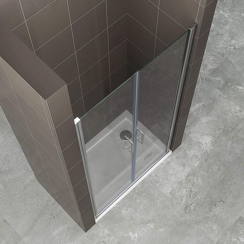 Porte De Doucheh180 Largeur 88-91 Cm Verre Transparent 6 Mm, Portes Battantes Kimi
