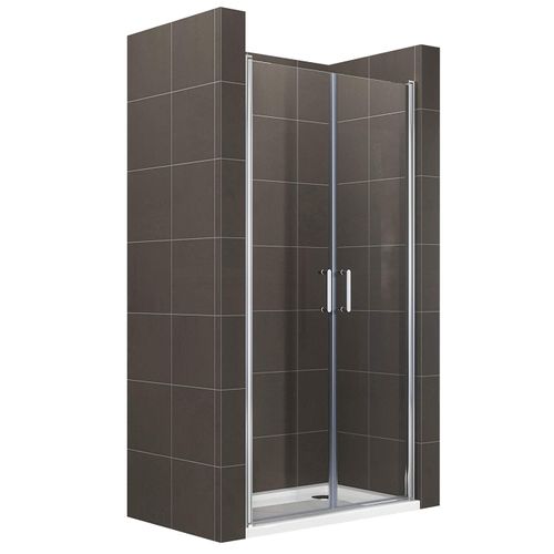 Porte De Doucheh180 Largeur 88-91 Cm Verre Transparent 6 Mm, Portes Battantes Kimi