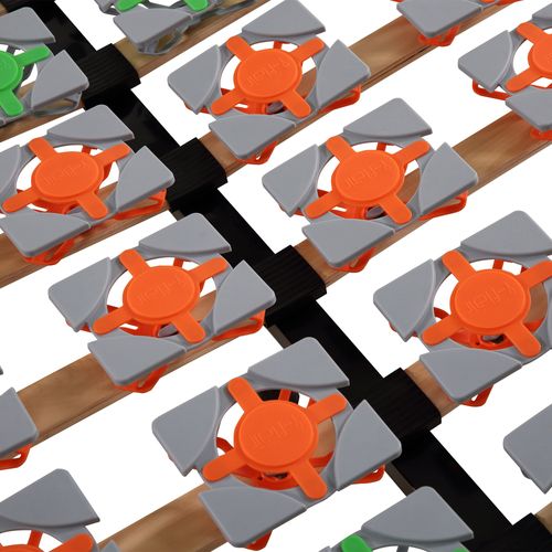 Kept Sommier à Lattes Ergonomique Avec Plots De Soutien 160x200 Cm Avec Pieds