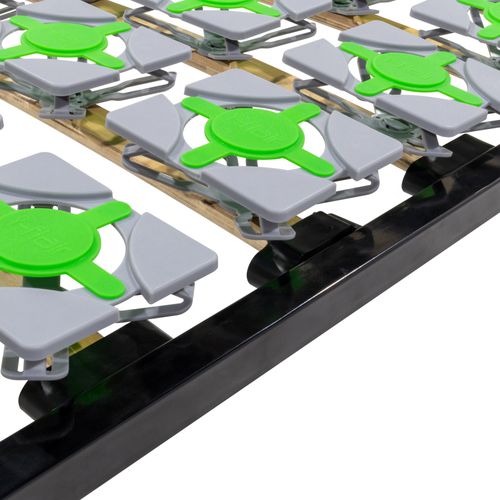 Casi Sommier à Lattes Avec Plots De Soutien 200x200 Cm Sans Pieds