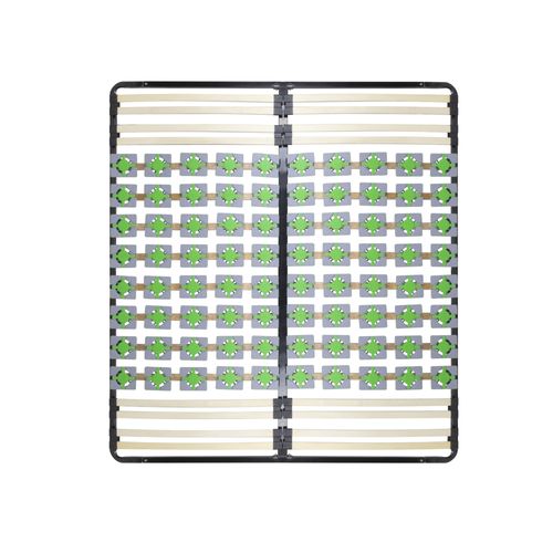 Casi Sommier à Lattes Avec Plots De Soutien 200x200 Cm Sans Pieds