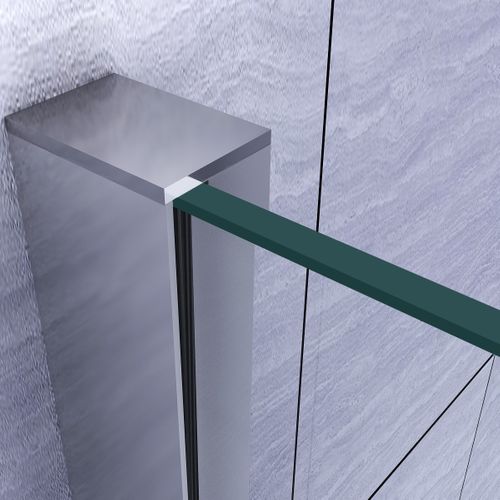Cabine De Douche 75x85x200cm (sans Receveur) Porte Coulissante Verre 8 Mm Transparent Atemis