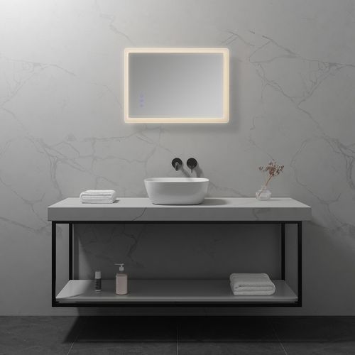 Miroir LED Mellow 50 X 70 Cm Réversible, Anti-buée + Dimmable - Miroir Salle De Bain
