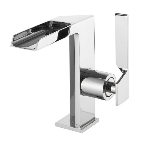 Robinet Mitigeur Bec Cascade Ouvert Cezio Chrome Brillant