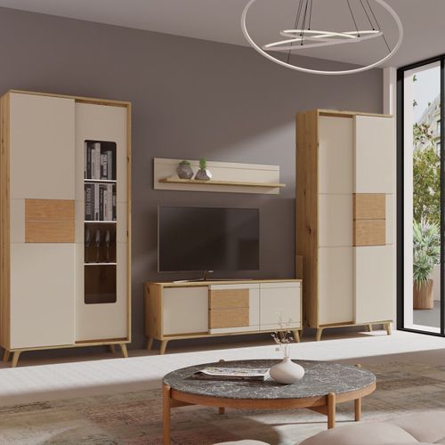 Bruno Armoire Penderie 2 Portes 87x193 Cm En Bois Clair Design Intemporel    Blanc
