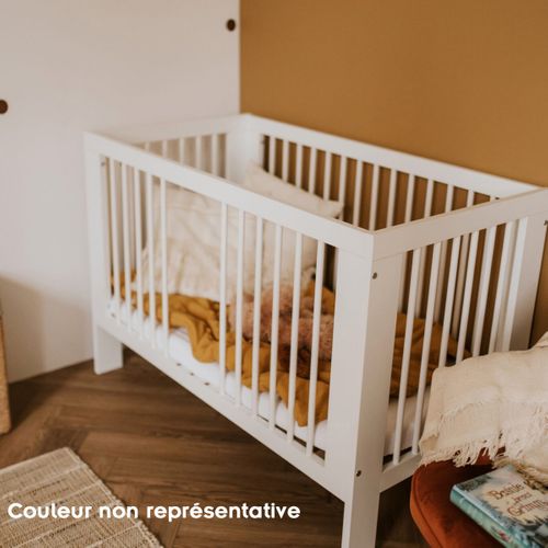 Olivia Lit Bébé à Barreaux 120x60    Bois   Avec Tiroir