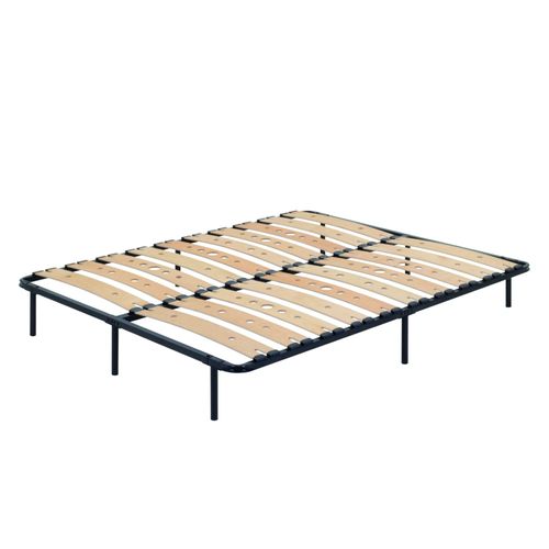 Austen Sommier Ergonomique à Lattes Larges Et Flexibles En Bois De Bouleau 180x200 Cm Avec Pieds
