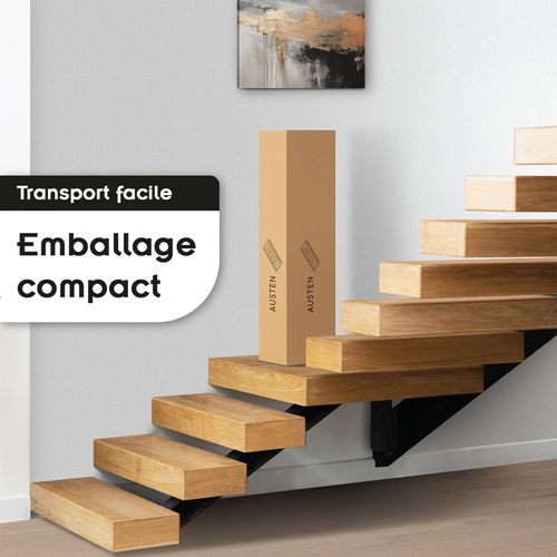 Austen Sommier Ergonomique à Lattes Larges Et Flexibles En Bois De Bouleau 90x200 Cm Avec Pieds