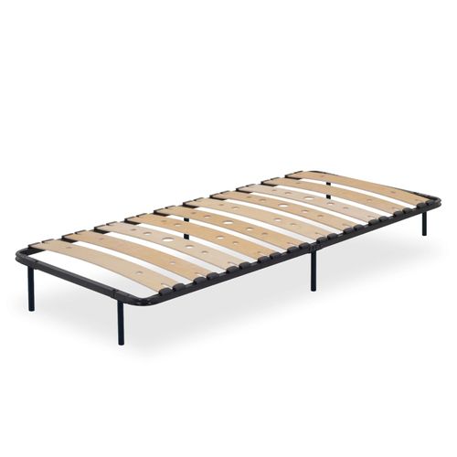 Austen Sommier Ergonomique à Lattes Larges Et Flexibles En Bois De Bouleau 80x200 Cm Avec Pieds