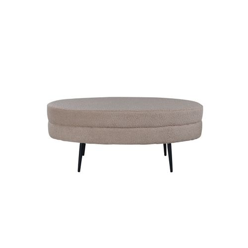 Pouf Design Bouclette "otto" 100cm Beige