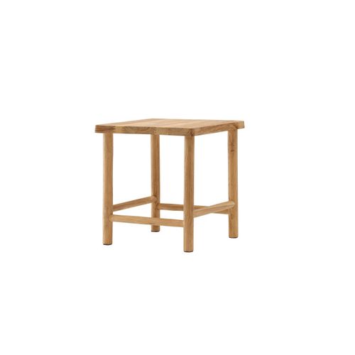 Tabouret En Teck "noster" 46cm Naturel