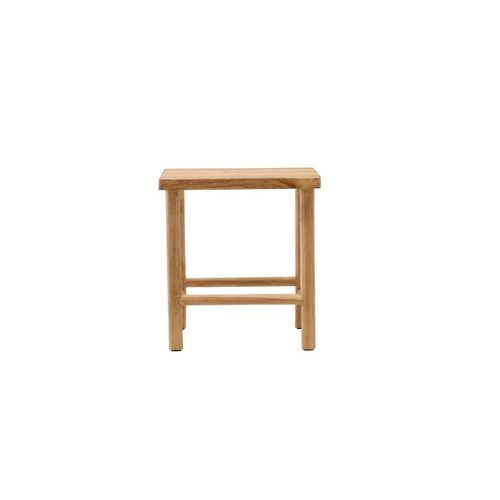 Tabouret En Teck "noster" 46cm Naturel