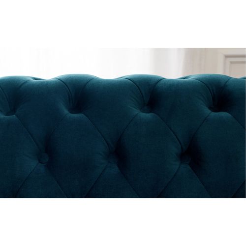 William - Canapé Chesterfield - 3 Places - En Velours