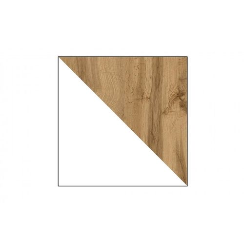 Pitt - Buffet Haut - 120 Cm - Style Industriel Bois / Blanc