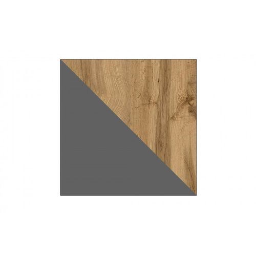 Pitt - Buffet Haut - 120 Cm - Style Industriel Bois / Gris