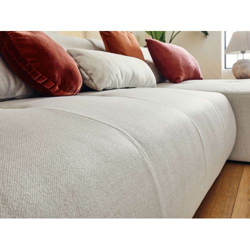 Onyx - Canapé Modulable Panoramique D'angle Gauche 7 Places - En Tissu