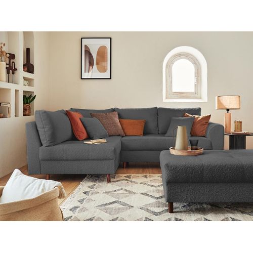 Rune - Pouf Modulable - En Tissu Bouclette