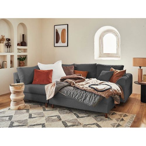 Rune - Pouf Modulable - En Tissu Bouclette