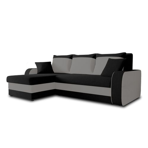 Valos - Canapé D'angle Réversible - 4 Places - Convertible Avec Coffre - En Velours