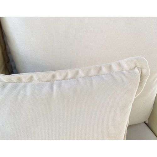 Canapé Droit Convertible 3 Places Apia En Velours Beige