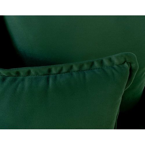 Canapé Droit Convertible 3 Places Apia En Velours Vert