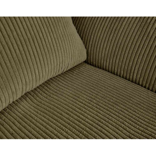 Rune - Canapé 2 Places - En Velours Côtelé Vert