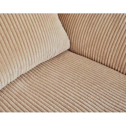 Rune - Canapé 2 Places - En Velours Côtelé Beige