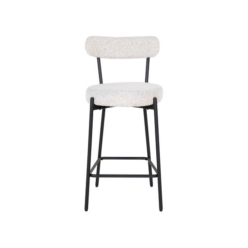 Ivanec - Tabouret De Bar - En Tissu Bouclette