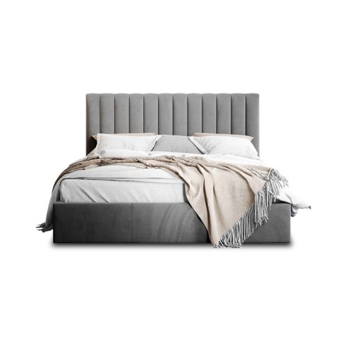 Rosario - Lit Coffre - 140x200 - Sommier Inclus - En Velours