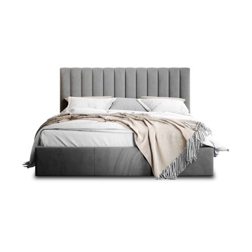 Rosario - Lit Coffre - 160x200 - Sommier Inclus - En Velours