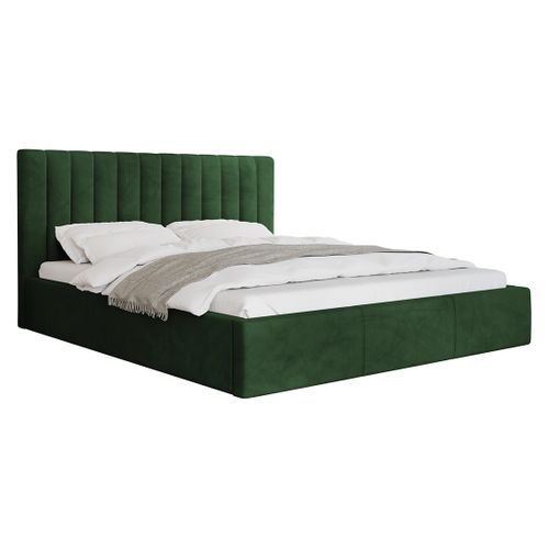 Rosario - Lit Coffre - 180x200 - Sommier Inclus - En Velours