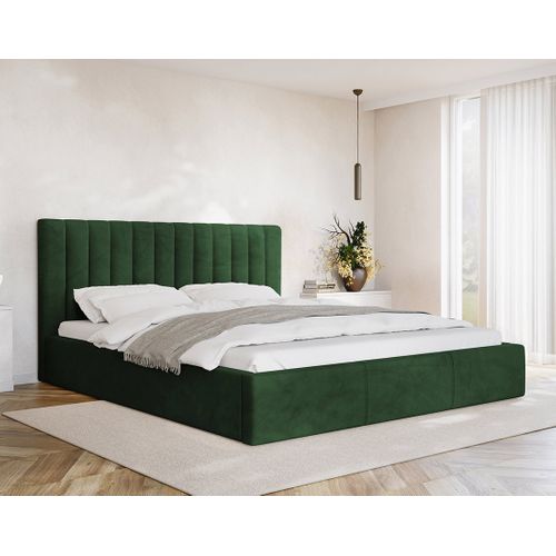 Rosario - Lit Coffre - 180x200 - Sommier Inclus - En Velours