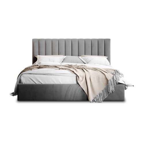 Rosario - Lit Coffre - 180x200 - Sommier Inclus - En Velours