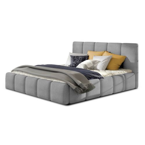 Lucea - Lit Coffre - 180x200 - Sommier Inclus - En Velours