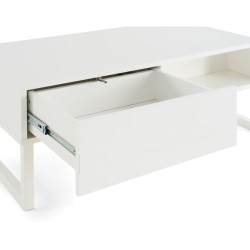Sofia - Table Basse - Blanc Mat - 110 Cm