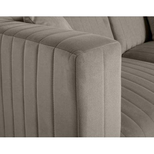 Nova - Canapé Modulable 2 Places - En Velours Gris