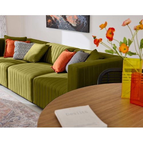 Nova - Canapé Modulable 3 Places - En Velours